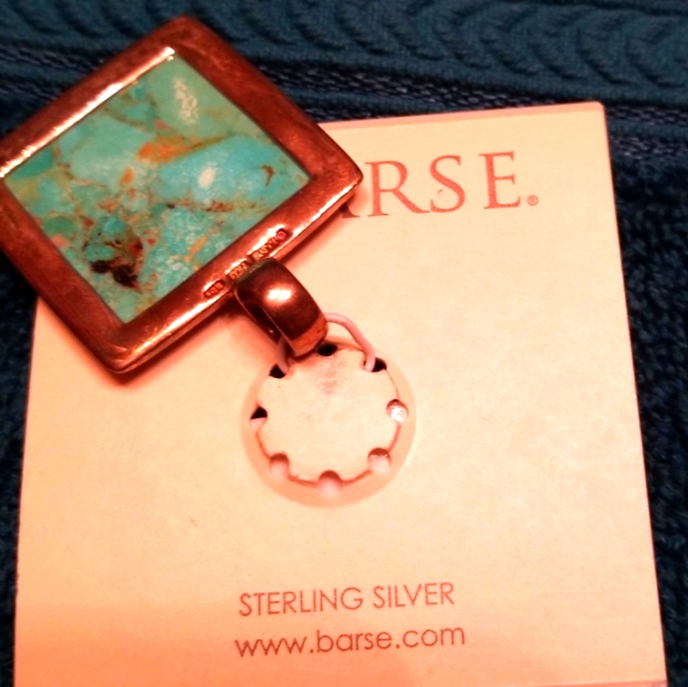 Genuine Barse Turquoise Pendant